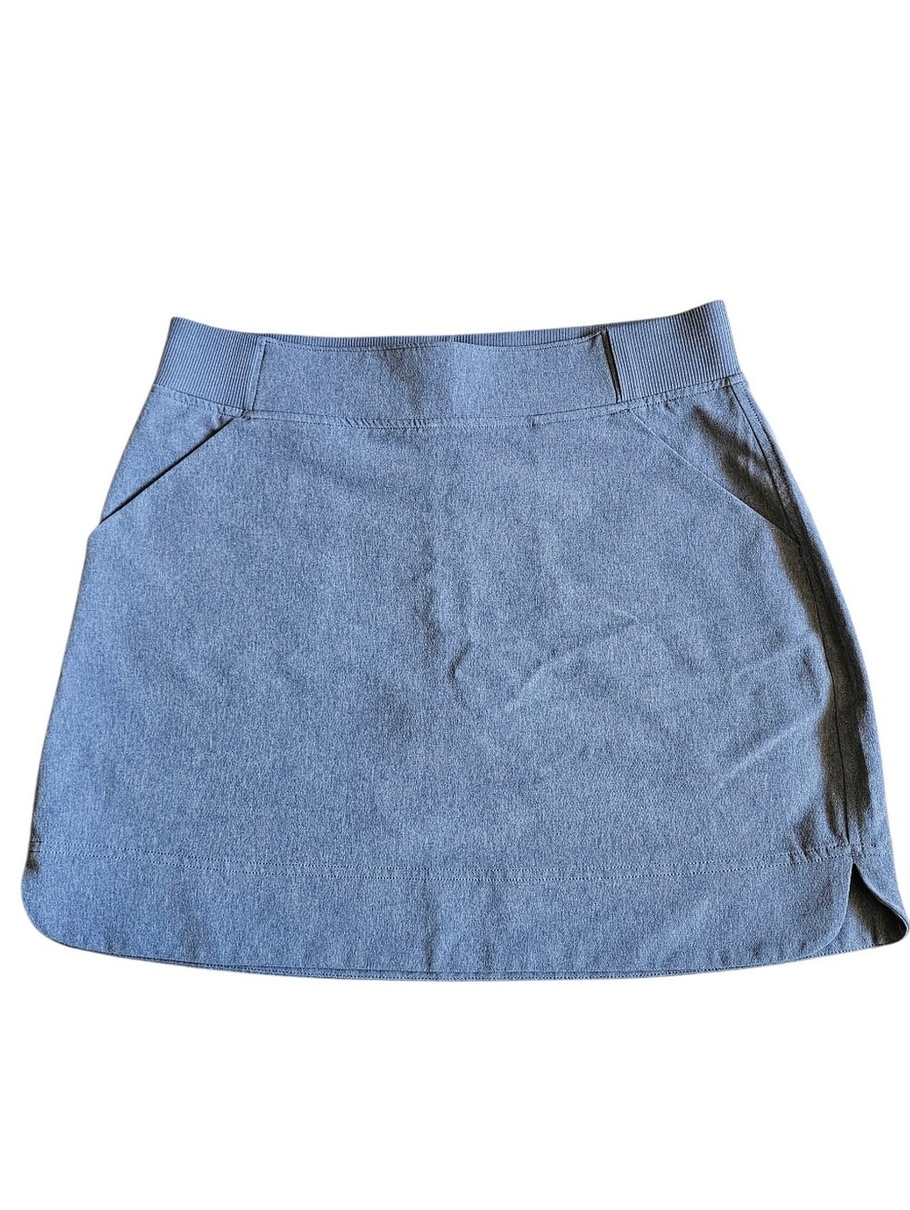 32 Degrees Cool Skort, Size Small Light Gray/Blue